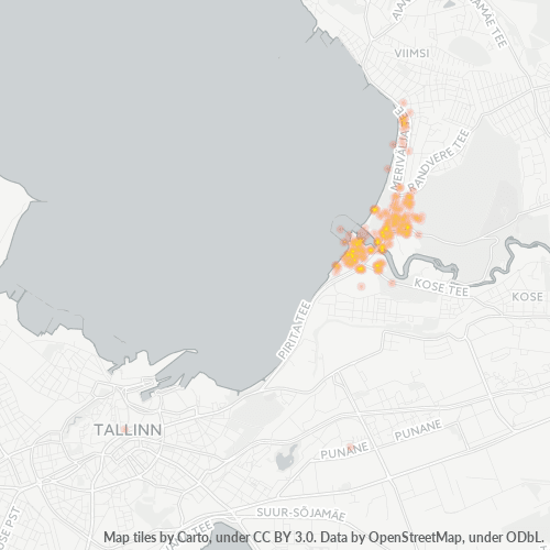 11911 Äritegevuse tiheduse kaart