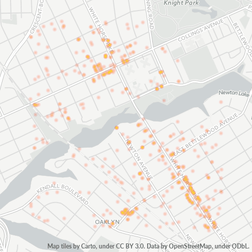 08107 Business Density Heatmap