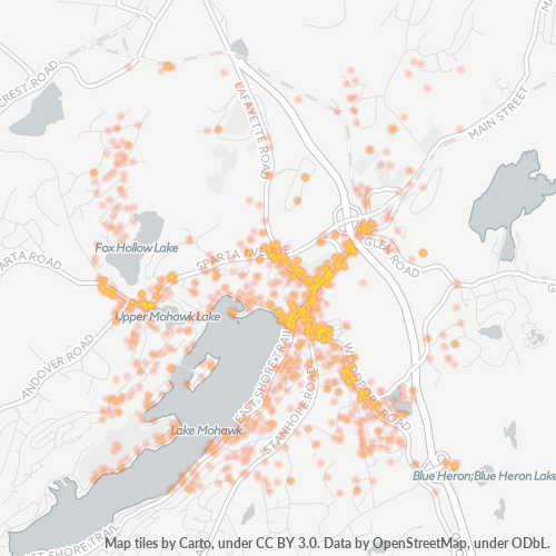 07871 Business Density Heatmap