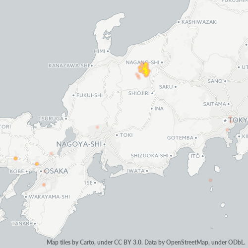 398 事業密度ヒートマップ