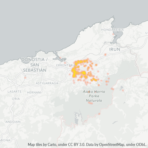 20180 Mapa de densitat de negocis 20180 Mapa de densitat de negocis