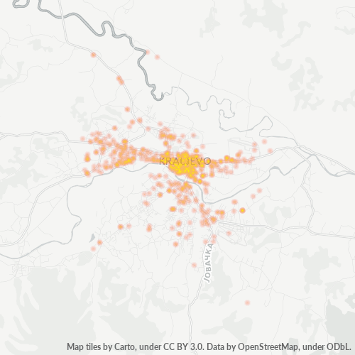36000 Karta gustine preduzeća