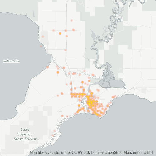 49854 Business Density Heatmap