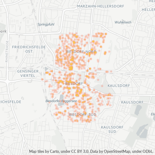 Heatmap für plz 12683