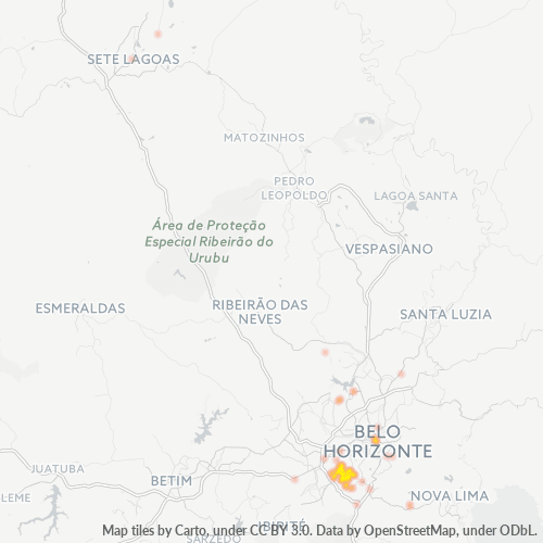 30570-000 Mapa de calor de densidad empresarial