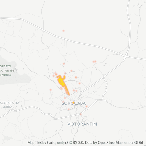 18074-000 Heatmap de Densidade da Empresa