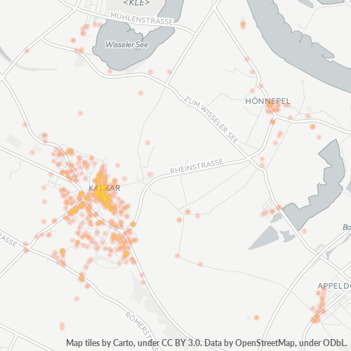 Heatmap für plz 47546