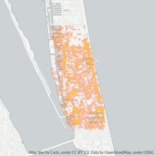 32937 Business Density Heatmap