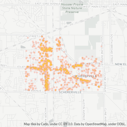 46375 Business Density Heatmap