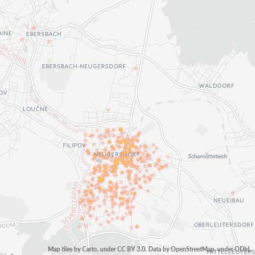 Heatmap für plz 02727