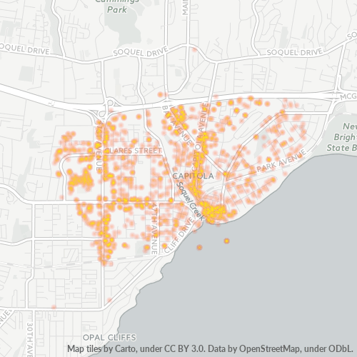 95010 Business Density Heatmap