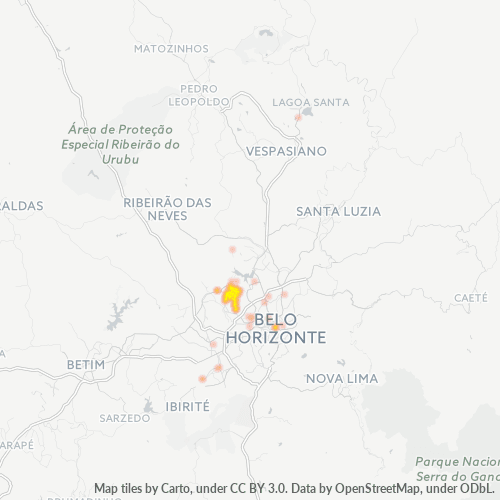 31330-000 Mapa de calor de densidad empresarial