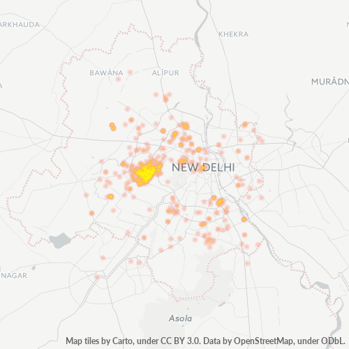 110064 Business Density Heatmap
