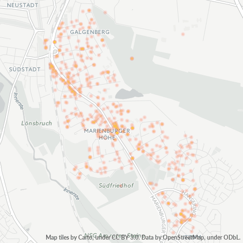 Heatmap für plz 31141