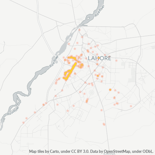 54500 Business Density Heatmap