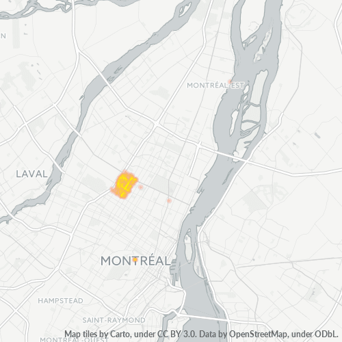 H2A Business Density Heatmap