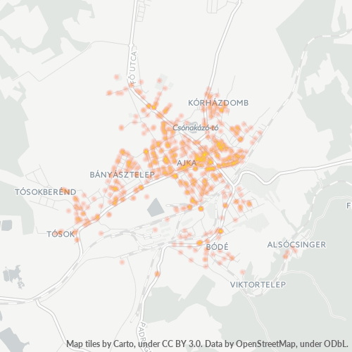 8400 Vállalati sűrűségi térkép