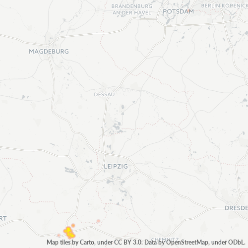 Heatmap für plz 07629