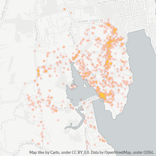 02748 Business Density Heatmap