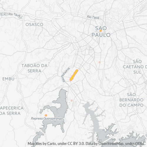 04734-000 Mapa de calor de densidad empresarial