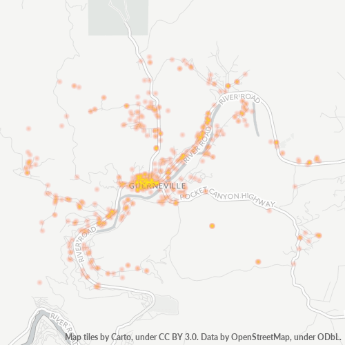 95446 Business Density Heatmap