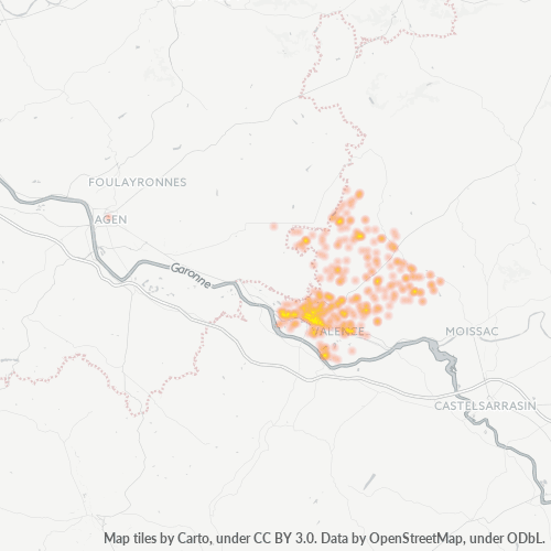 82400 Mapa de densitat de negocis 82400 Mapa de densitat de negocis