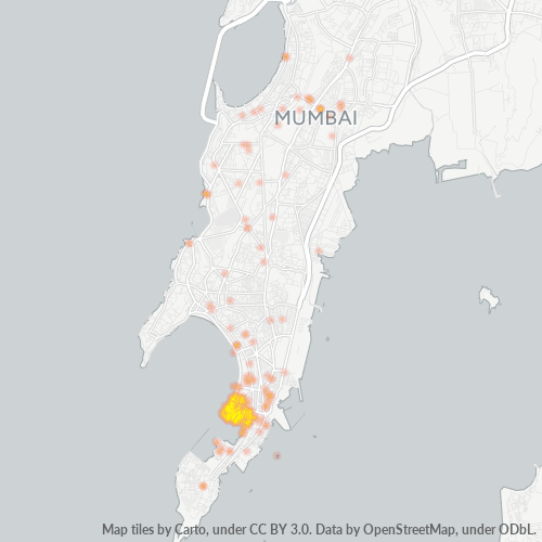 400021 Business Density Heatmap