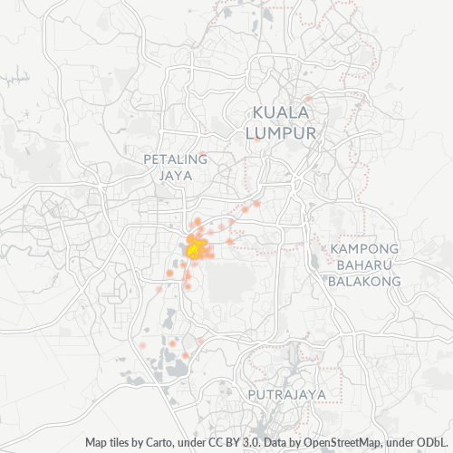 47170 Business Density Heatmap