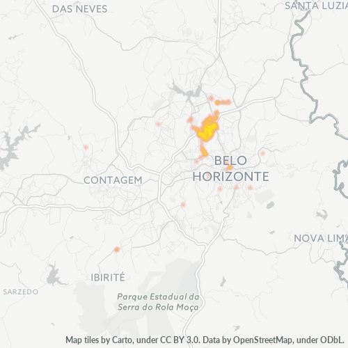 31250-000 Heatmap de Densidade da Empresa