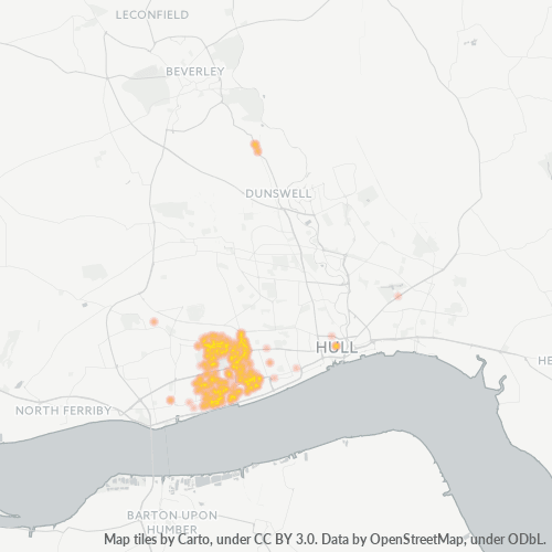 HU4 Business Density Heatmap