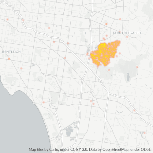 3178 Business Density Heatmap