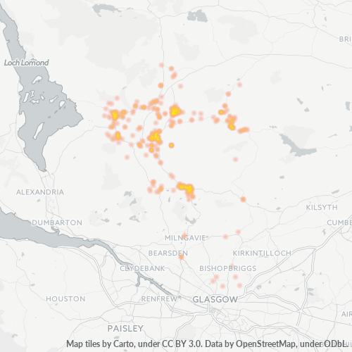 G63 Business Density Heatmap