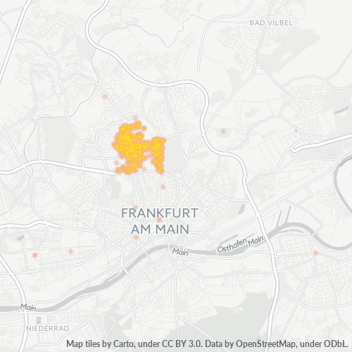 60320 Standortdichte-Heatmap