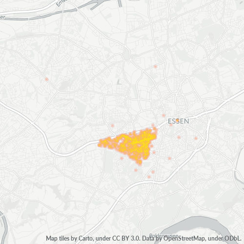 45147 Standortdichte-Heatmap