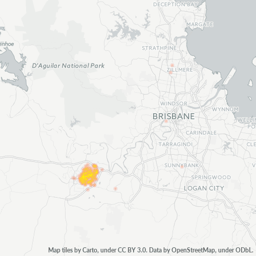 4304 Business Density Heatmap