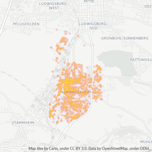 70806 Standortdichte-Heatmap