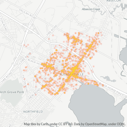 08232 Business Density Heatmap