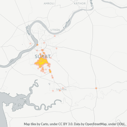 394220 Business Density Heatmap
