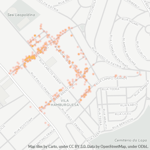 05302-000 Heatmap de Densidade da Empresa