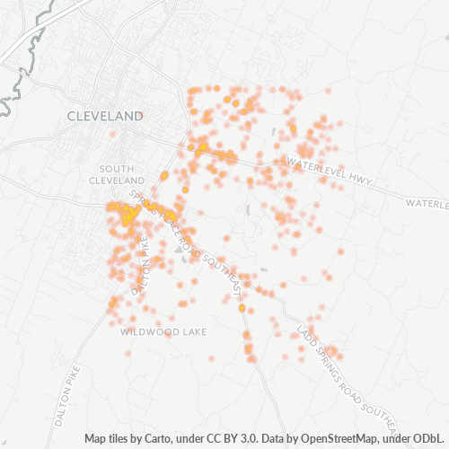 37323 Business Density Heatmap