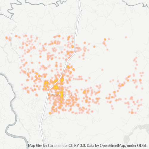 28787 Business Density Heatmap