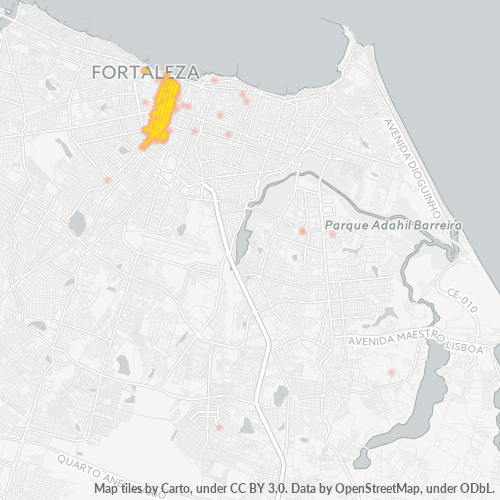 60015-000 Heatmap de Densidade da Empresa