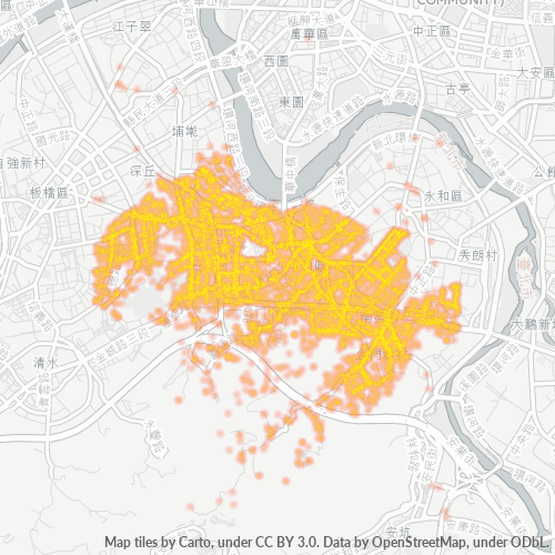 235 商業密度熱圖
