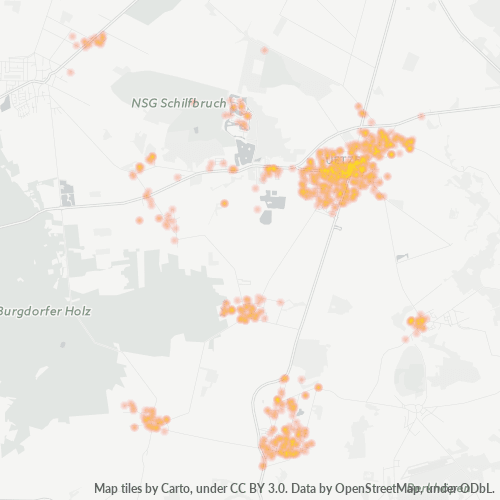 Heatmap für plz 31311
