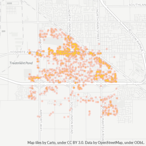95337 Business Density Heatmap