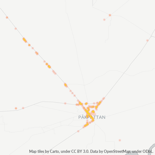 57400 Business Density Heatmap