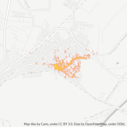 23810-000 Heatmap de Densidade da Empresa