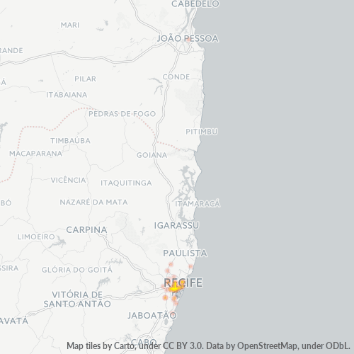 50770-000 Mapa de calor de densidad empresarial