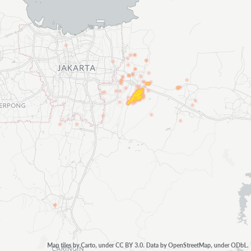 17157 Peta Panas Densitas Bisnis
