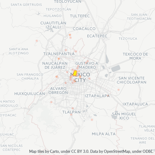 06350 Mapa de calor de densidad empresarial